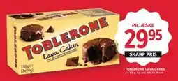 MENY TOBLERONE LAVA CAKES tilbud