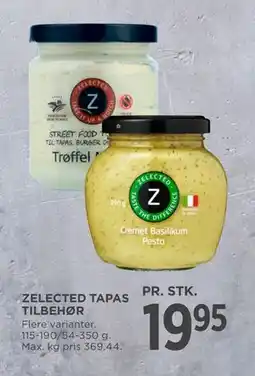 MENY ZELECTED TAPAS TILBEHØR tilbud