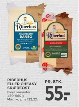 MENY RIBERHUS ELLER CHEASY SKÆREOST tilbud