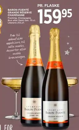 MENY BARON-FUENTÉ GRANDE RÉSERVE CHAMPAGNE tilbud