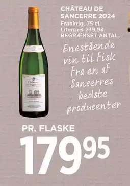 MENY CHÂTEAU DE SANCERRE 2024 tilbud