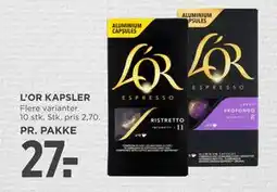 MENY L’OR KAPSLER tilbud
