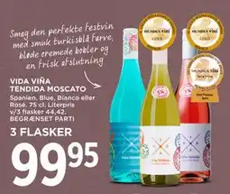 MENY VIDA VIÑA TENDIDA MOSCATO tilbud
