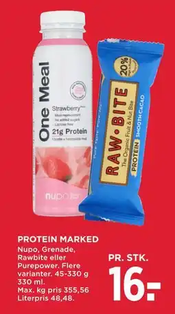 MENY PROTEIN MARKED tilbud