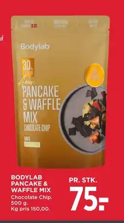 MENY BODYLAB PANCAKE & WAFFLE MIX tilbud