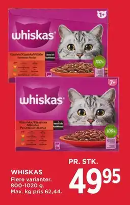 MENY WHISKAS tilbud
