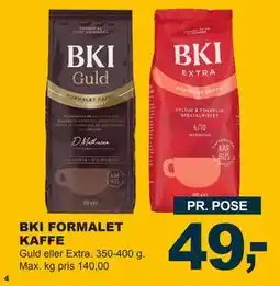Let-Køb BKI FORMALET KAFFE tilbud
