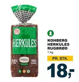 Let-Køb KOHBERG HERKULES RUGBRØD tilbud