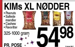 ABC Lavpris Kims xl nødder tilbud