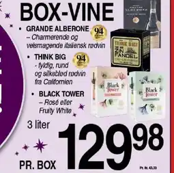 ABC Lavpris Box-vine tilbud