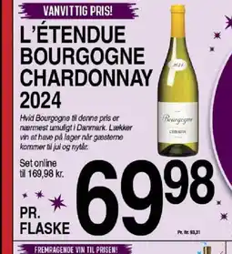 ABC Lavpris L'étendue bourgogne chardonnay 2024 tilbud