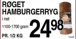 ABC Lavpris Røget hamburgerryg tilbud