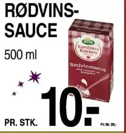 ABC Lavpris Rødvins- sauce tilbud