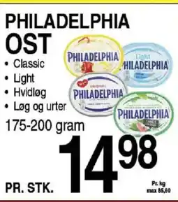 ABC Lavpris Philadelphia ost tilbud