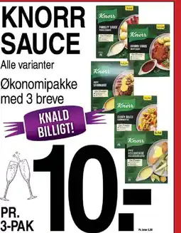 ABC Lavpris Knorr sauce tilbud