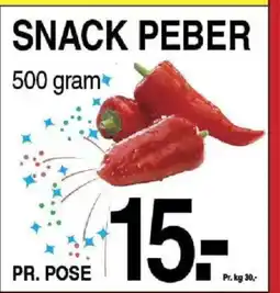 ABC Lavpris Snack peber tilbud