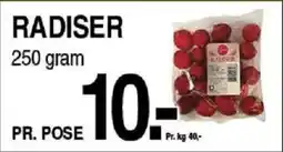 ABC Lavpris Radiser tilbud