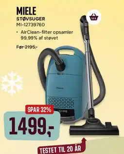 Skousen Miele støvsuger tilbud