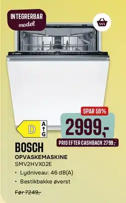 Skousen BOSCH opvaskemaskine tilbud