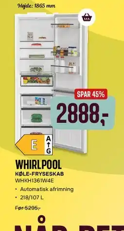 Skousen Whirlpool køle-fryseskab tilbud