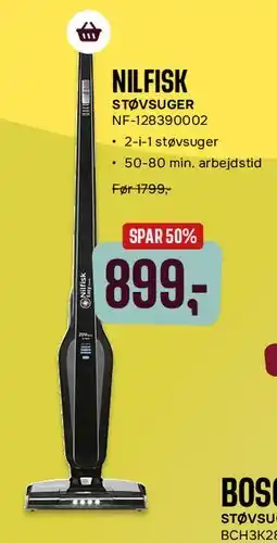 Skousen NILFISK STØVSUGER NF-128390002 tilbud