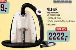 Skousen NILFISK STØVSUGER NF-128350552 tilbud