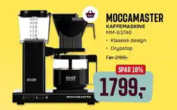Skousen MOCCAMASTER KAFFEMASKINE MM-57340 tilbud
