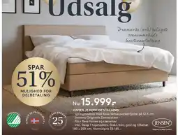 SENG JENSEN J2 KONTINENTALSENG tilbud