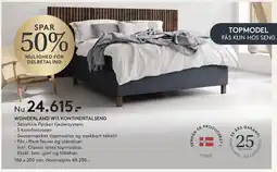 SENG WONDERLAND W11 KONTINENTALSENG tilbud