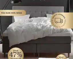 SENG TEMPUR RELIEVE KONTINENTALSENG tilbud