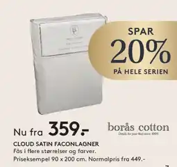 SENG CLOUD SATIN FACONLAGNER tilbud