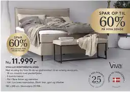 SENG VIVA LUX KONTINENTALSENG tilbud