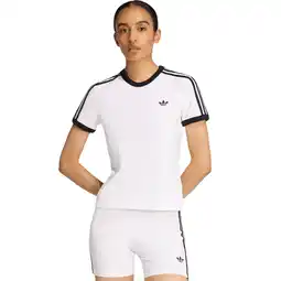Sport 24 adidas Originals 3-Stripes Slim T-shirt Dame tilbud