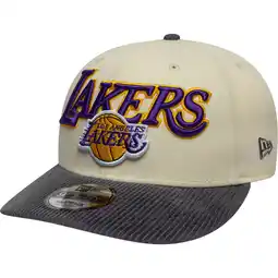 Sport 24 New Era 9FIFTY LA Lakers Cord Visor Snapback Cap tilbud