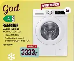 Skousen SAMSUNG VASKEMASKINE WW11DG5B25TEEE tilbud