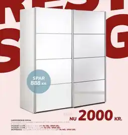 Daells Bolighus GARDEROBESKAB VERONA tilbud