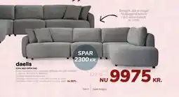 Daells Bolighus SOFA MED OPEN END tilbud