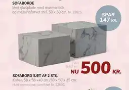 Daells Bolighus SOFABORD SÆT AF 2 STK tilbud