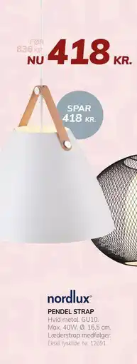 Daells Bolighus PENDEL STRAP tilbud