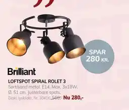 Daells Bolighus LOFTSPOT SPIRAL ROLET 3 tilbud