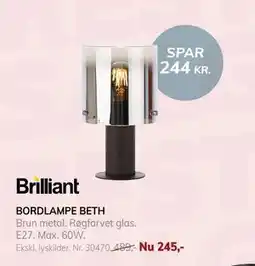 Daells Bolighus BORDLAMPE BETH tilbud
