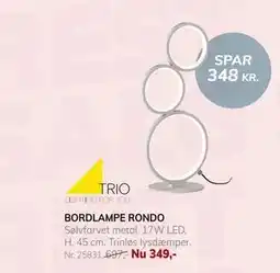 Daells Bolighus BORDLAMPE RONDO tilbud