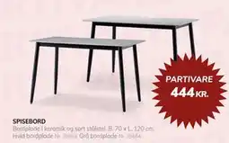 Daells Bolighus SPISEBORD tilbud