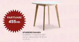 Daells Bolighus SPISEBORD RAVNEN tilbud