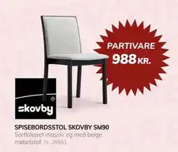 Daells Bolighus SPISEBORDSSTOL SKOVBY SM90 tilbud