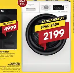 Punkt1 Whirlpool vaskemaskine tilbud