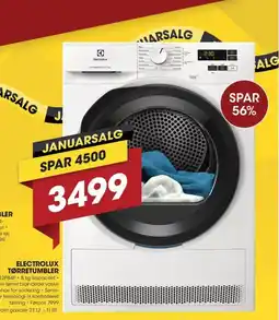Punkt1 Electrolux tørretumbler tilbud