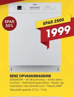 Punkt1 Senz opvaskemaskine tilbud