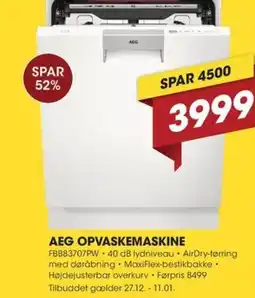 Punkt1 Aeg opvaskemaskine tilbud