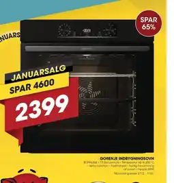 Punkt1 Gorenje indbygningsovn tilbud